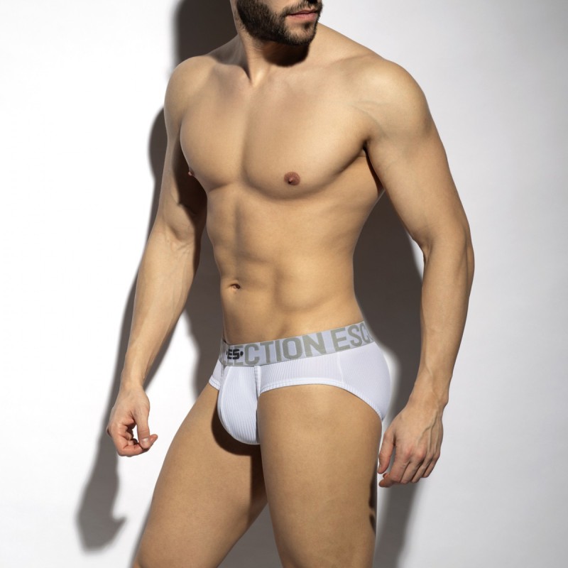 ES Collection Recycled Rib Brief white