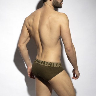 ES Collection Recycled Rib Brief kaki