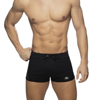 AD Fetish Mesh- Striped short black