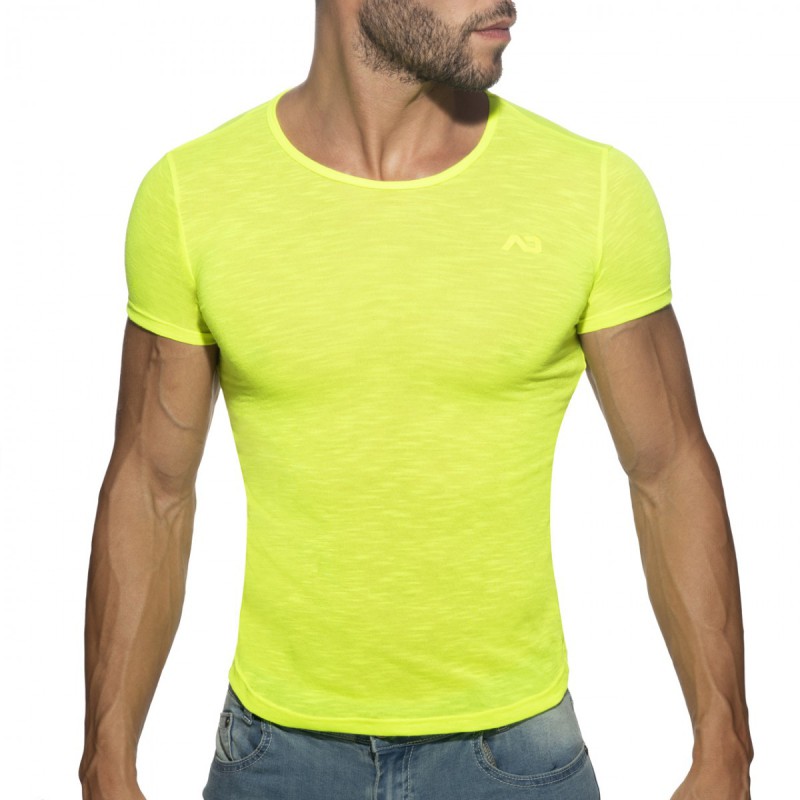 Addicted Thin Flame T-Shirt Neon yellow