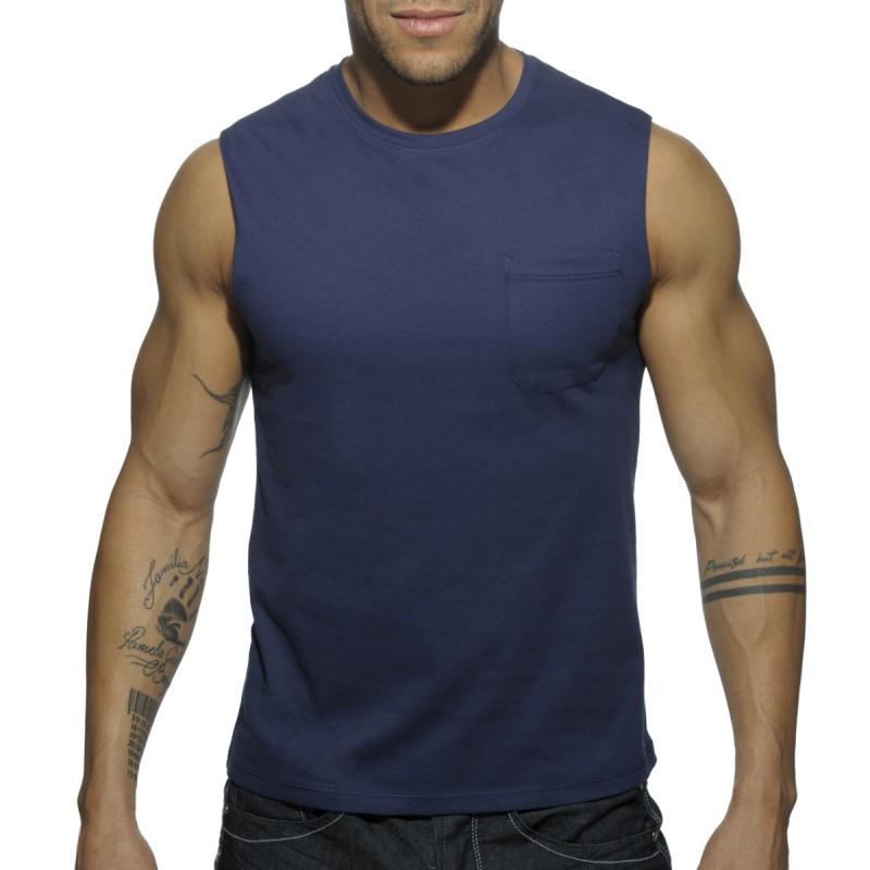 Addicted Basic Tank Top navy