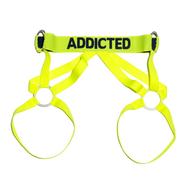 AD Fetish Neon Leg Harness neon yellow