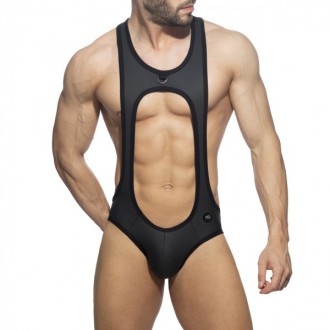 AD Fetish Bottomless Sexy Bodysuit black