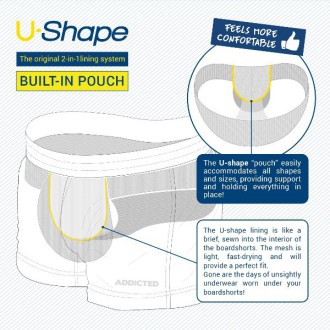 Addicted Swimshort long camouflage mod