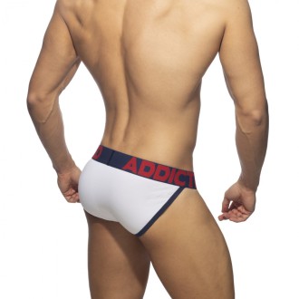 Addicted Open Fly Cotton Bikini navy