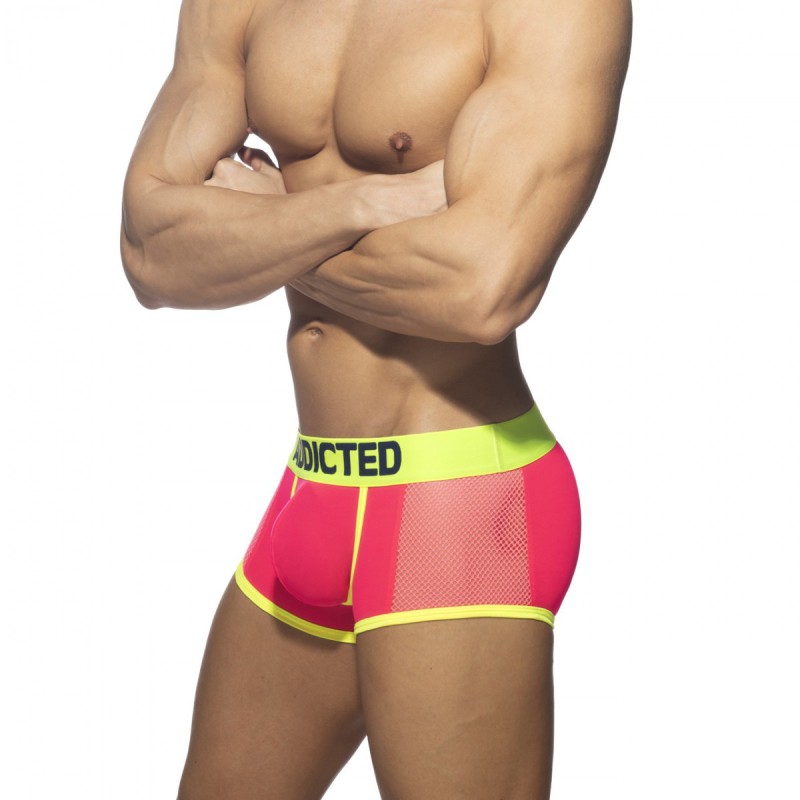 Addicted Neon Mesh Trunk neon pink