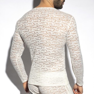 ES Collection Spider Long Sleeves T-Shirt ivory