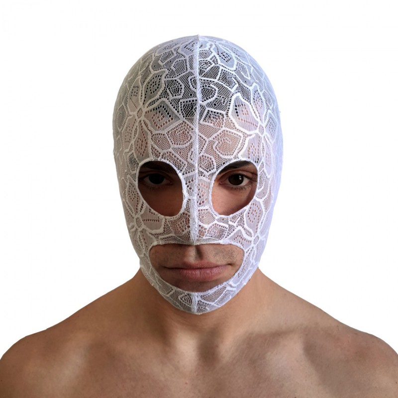 Addicted Flowery Mask white