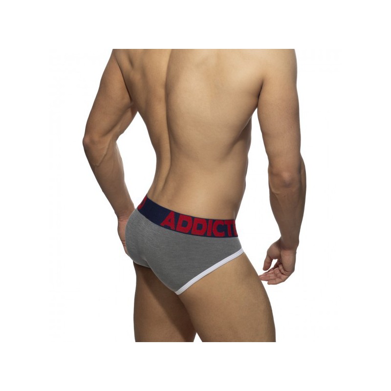 Addicted Pique Brief charcoal