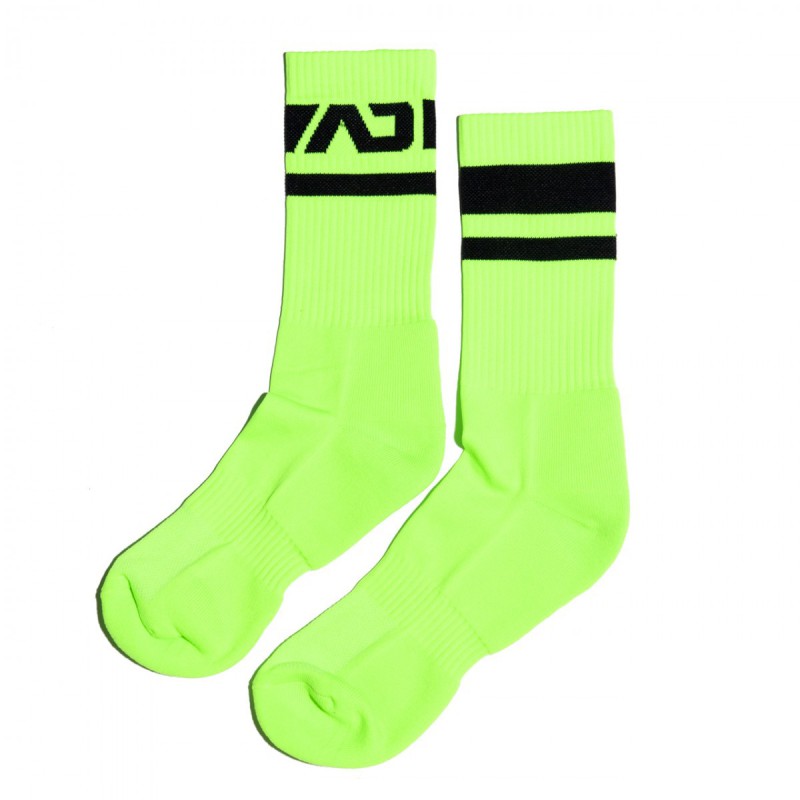 Addicted Neon Socks short neon green