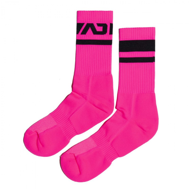 Addicted Neon Socks short neon pink