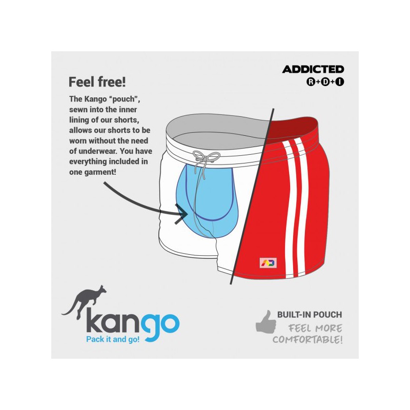 Addicted Swoosh Short Shorts turquoise