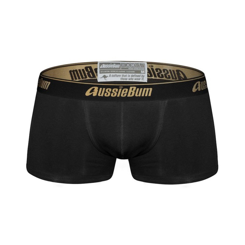 aussieBum CottonSoft Onyx Black hipster black