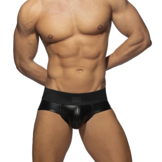 AD Fetish Back Zip Rub Brief