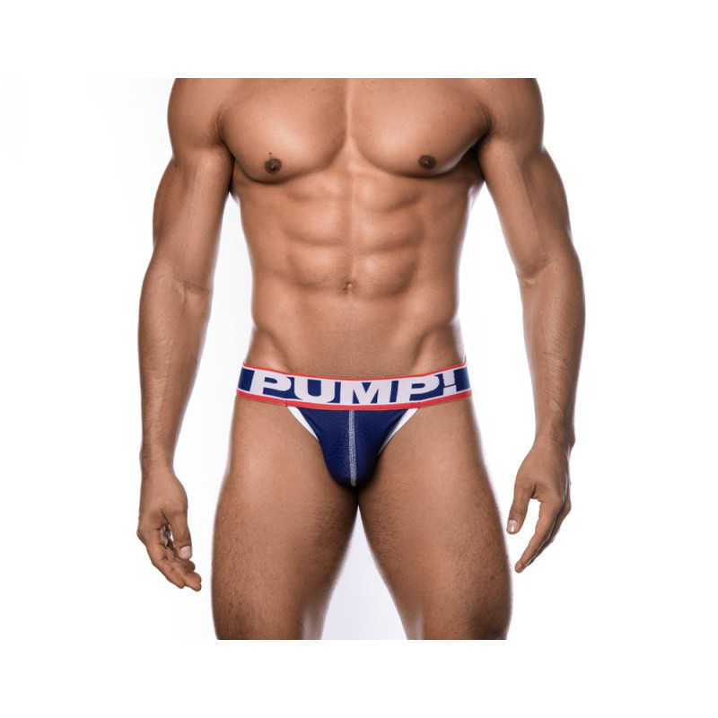 PUMP Big League Jock navy white red
