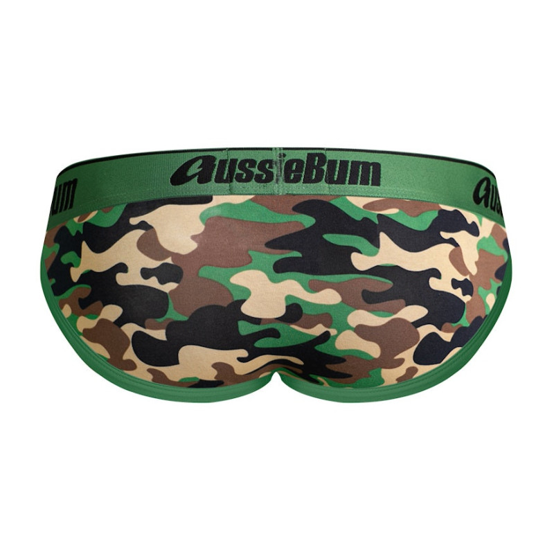 aussieBum Camo Chaos Brief camogreen