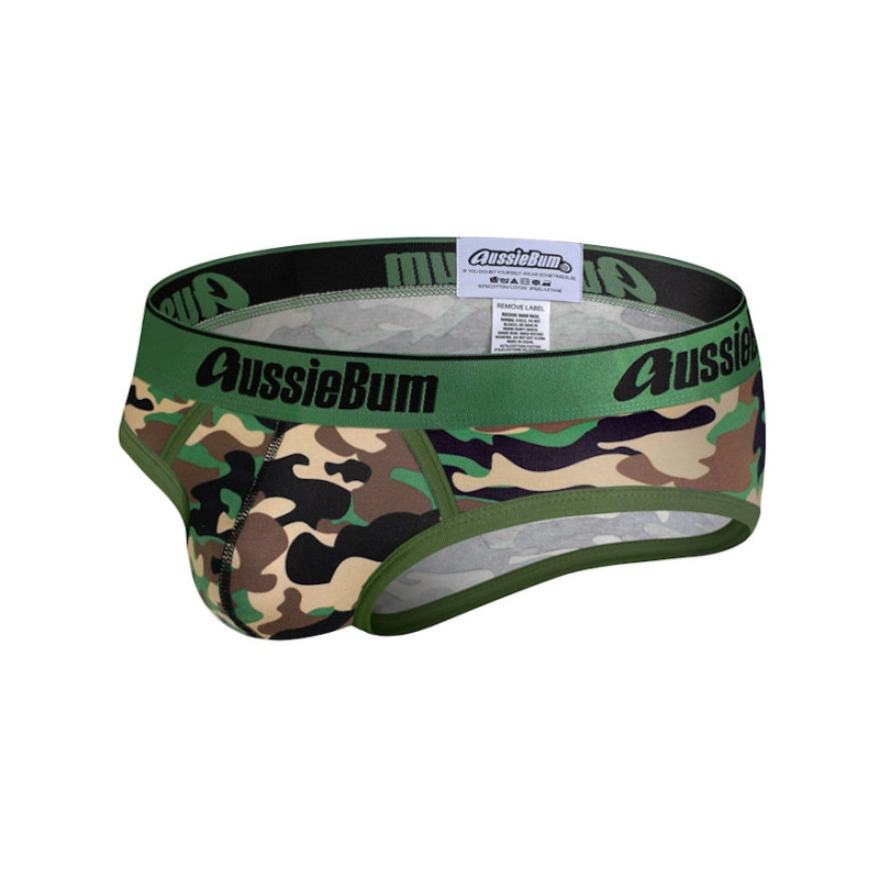 aussieBum Camo Chaos Brief camogreen