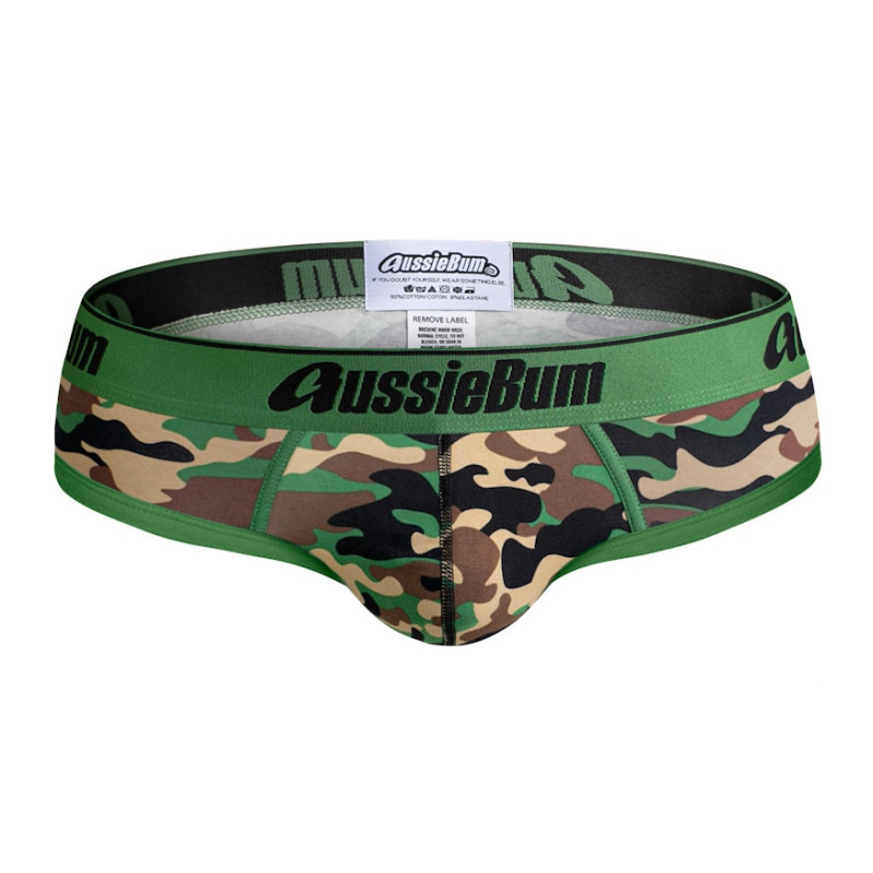 aussieBum Camo Chaos Brief camogreen