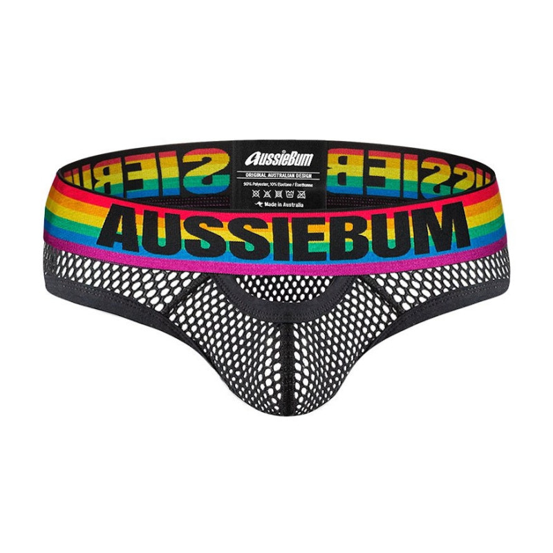 aussieBum Pride Mesh Brief black