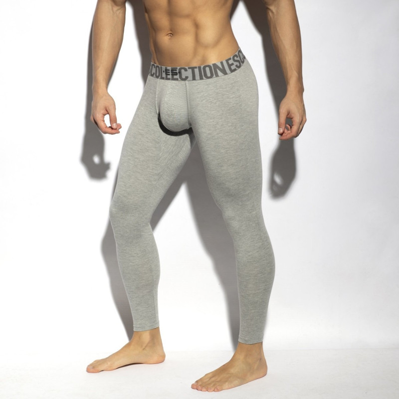 ES Collection Basic Cotton Long John heather grey