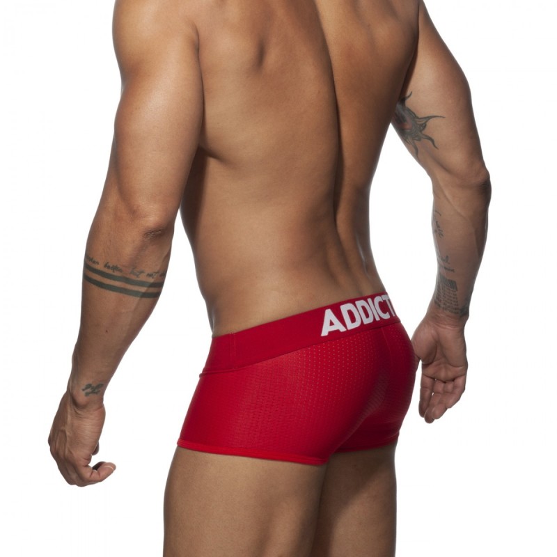 Addicted Push Up Mesh Trunk Red
