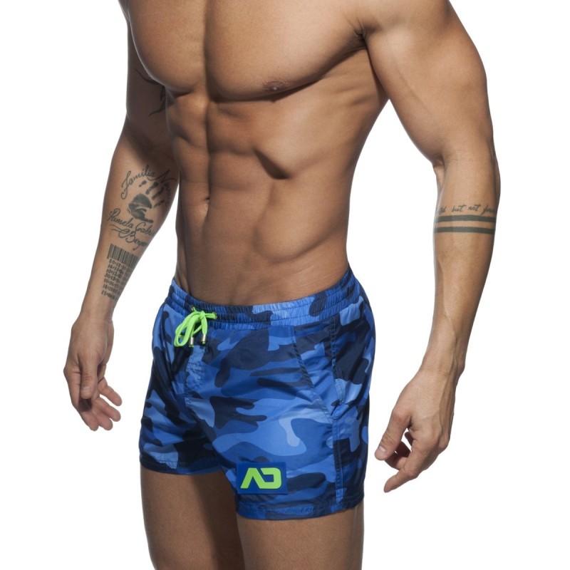 Addicted Camouflage Swimwear Short navy