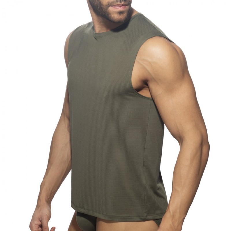 Addicted Veloz Dry Tank Top Kaki