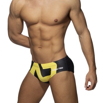 Addicted Extra-Large AD Logo Brief Black