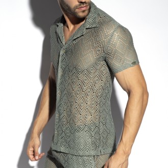 ES Collection Ibiza Retro Shirt Kaki