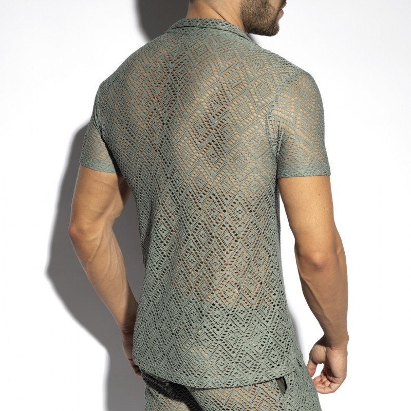 ES Collection Ibiza Retro Shirt Kaki