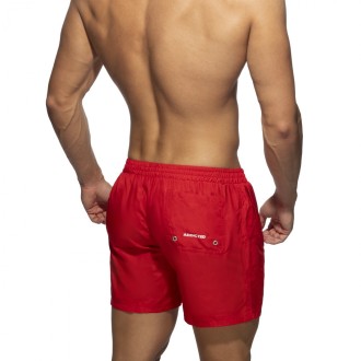 Addicted Basic Swim Long Short Red