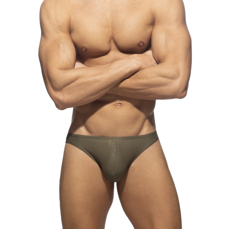 Addicted Reptile Bikini Brief Khaki