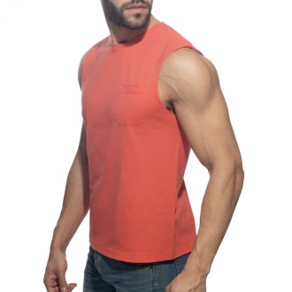 Addicted Basic Tank Top Coral