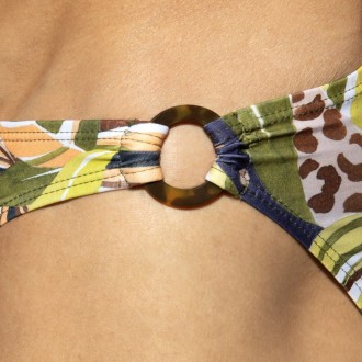 ES Collection Seychelles Swim Bikini Brief Khaki