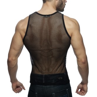 Addicted Mesh Tank Top Black