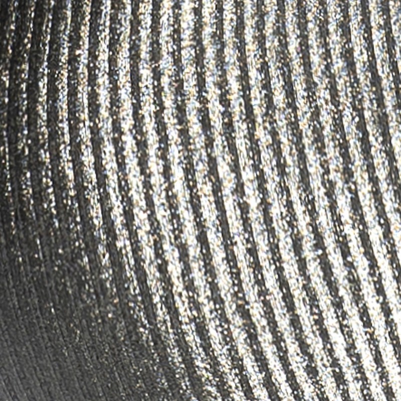 ES Collection Art Deco Metallic Brief Silver