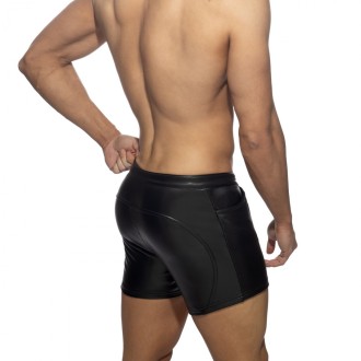 AD Fetish Vegan Leather Shorts