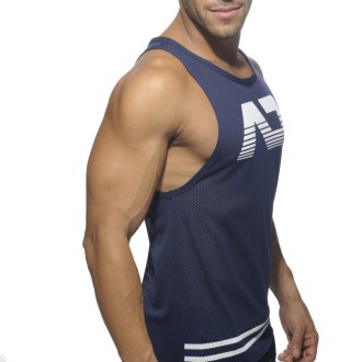 Addicted Mesh Tank Top Navy