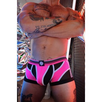 BREEDWELL Circuit Breaker Boxer Brief Neon Pink