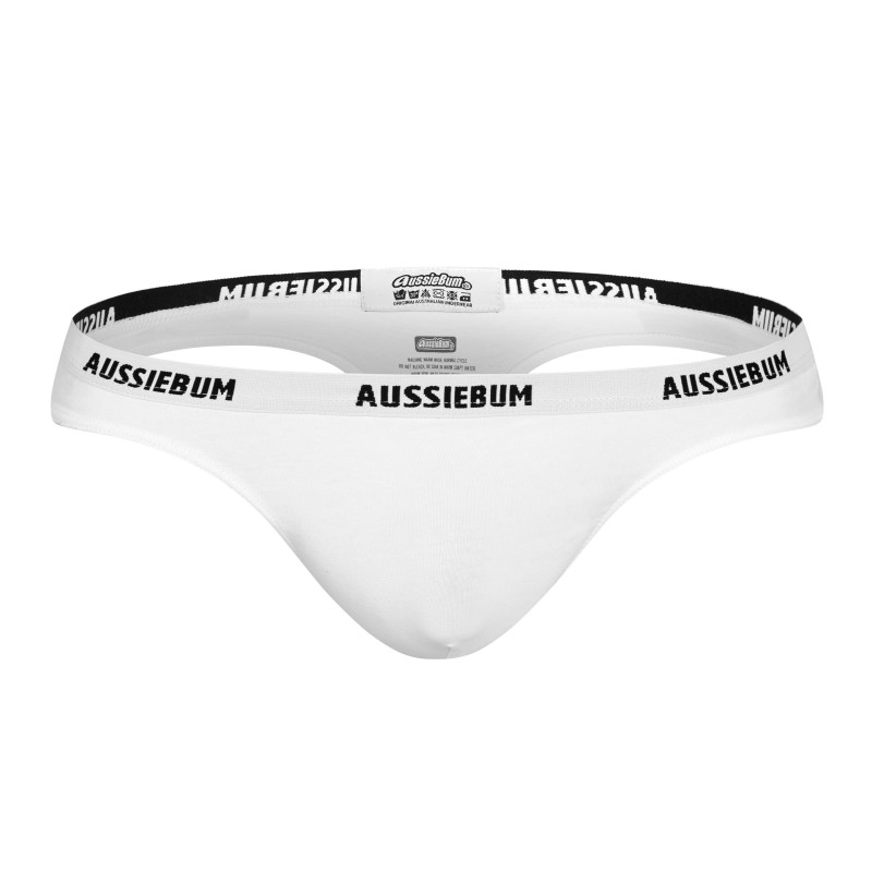 aussieBum Essential Thong White