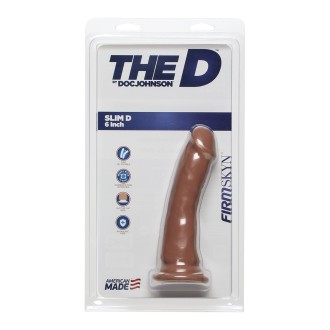 Slim D - Realistic FIRMSKYN Dildo - 7" / 17 cm