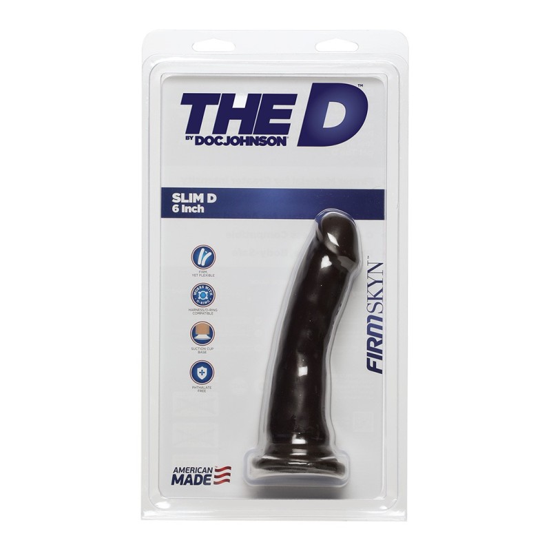 Slim D - Realistic FIRMSKYN Dildo - 7" / 17 cm