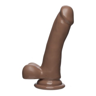 Slim D - Realistic FIRMSKYN Dildo with Balls - 6" / 15 cm