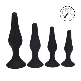 Slim Silicone Anal Plug Set...