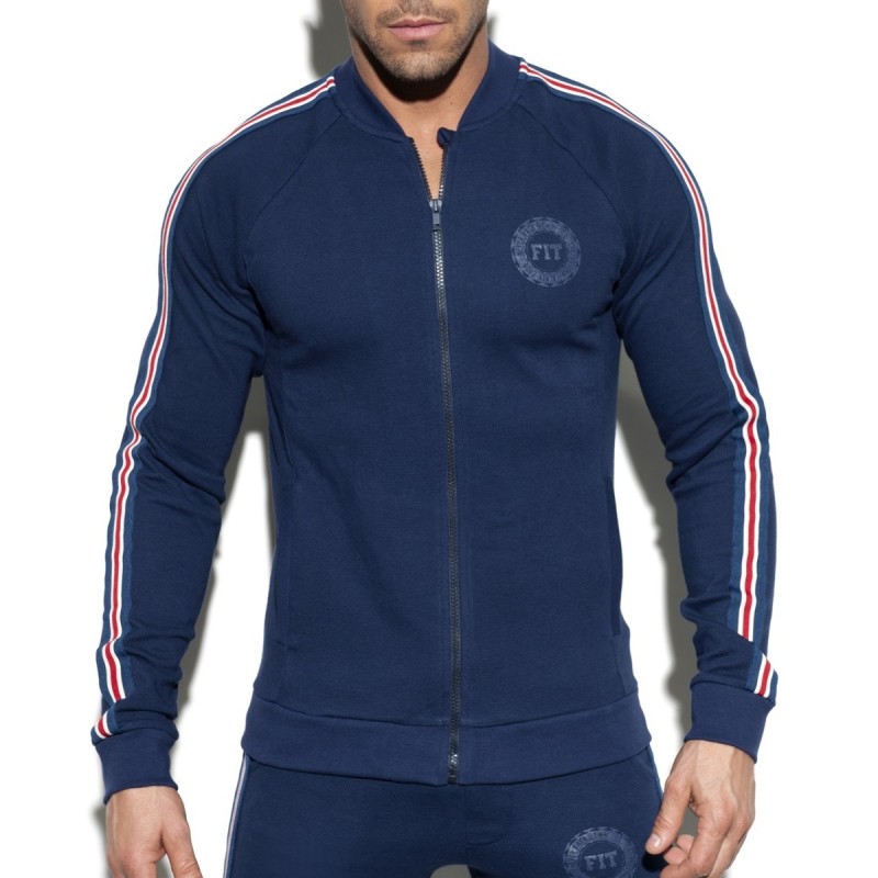 ES Collection Fit Tape Jacket Navy