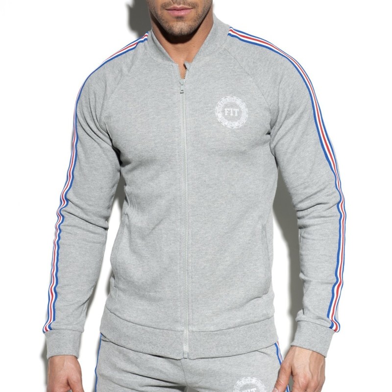 ES Collection Fit Tape Jacket Heather Grey