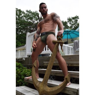 BREEDWELL Cumdump Jock Army Green