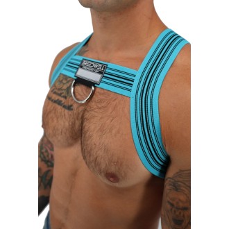 BREEDWELL Cumdump Bulldog Harness Aqua Blue