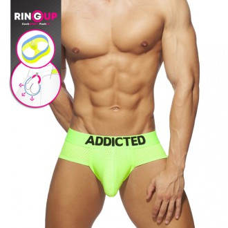 AD Ring up Neon Mesh Brief neon green