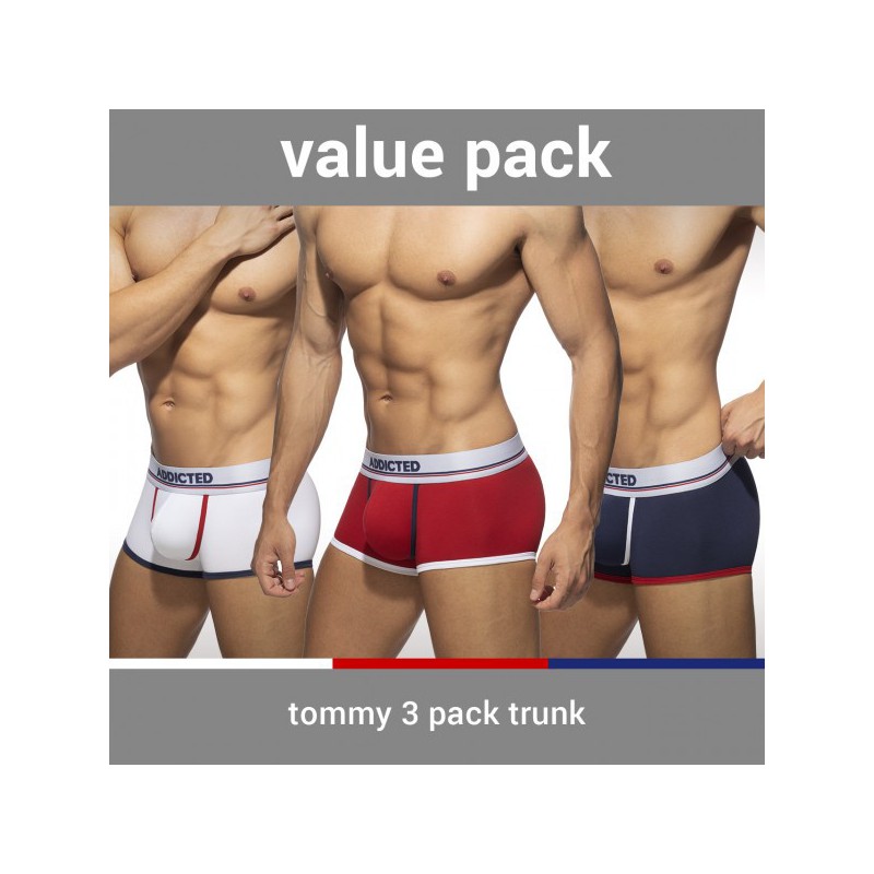 Addicted 3 Pack Tommy Trunk